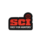 Black red and white sci Sticker