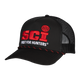 SCI Curved Brim Meshback Cap