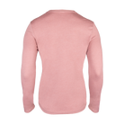 rear view of Mauve womens long sleeve tee