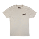 crewneck tee with SCI logo on left chest